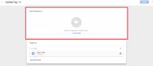 google tag manager tag configuration